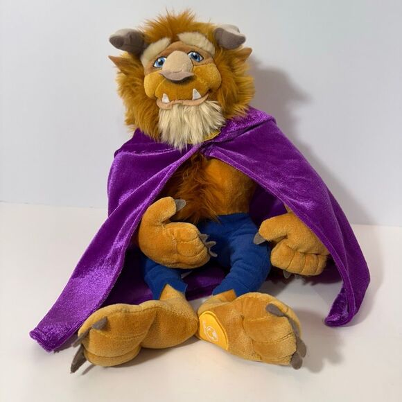 Disney Other - Vintage Disney Beauty and The Beast Beast Plush Toy
